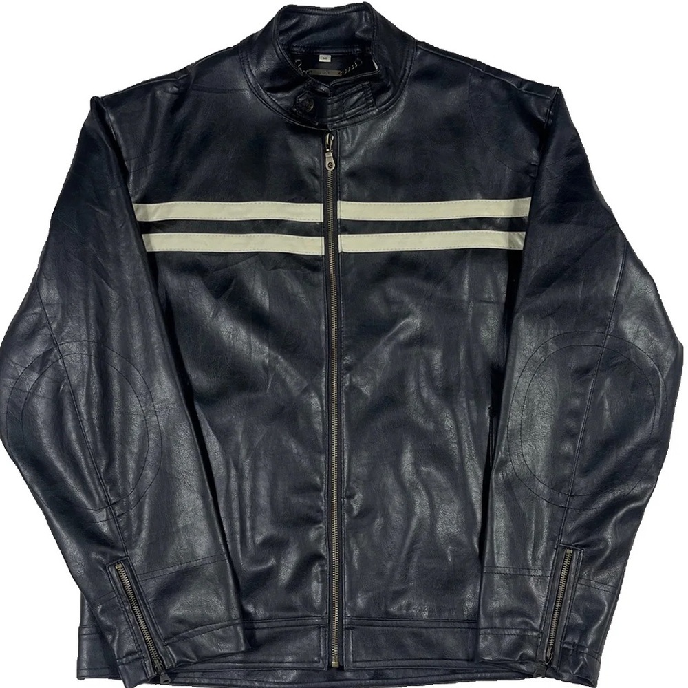 MACHINE Type Field Apparel faux leather jacket